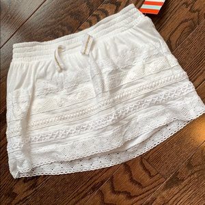 Cat & Jack White Lace Skort 4/5